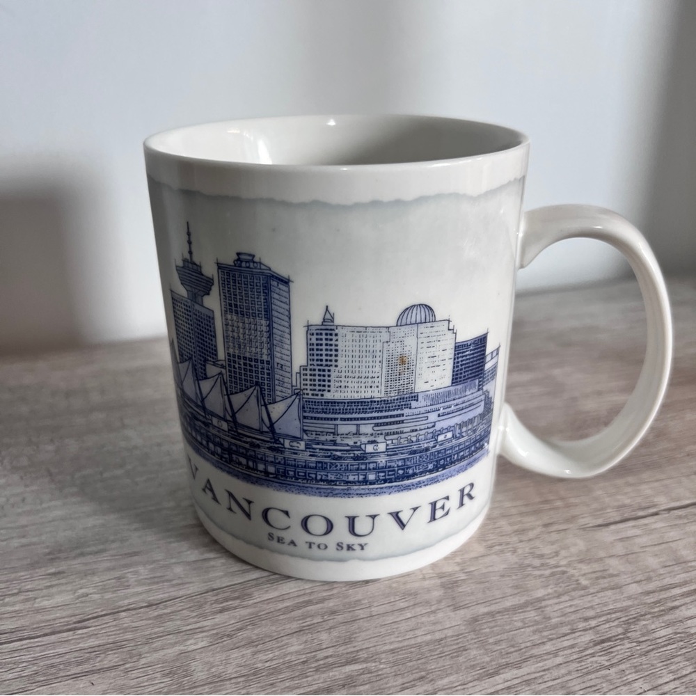 Vintage Starbucks Coffee Mug Coffee Cup   Vancouver BC  Architectural